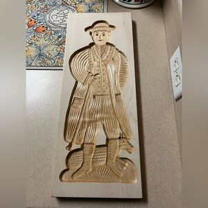 Springerle Large Wood Cookie Mold Wall Decor